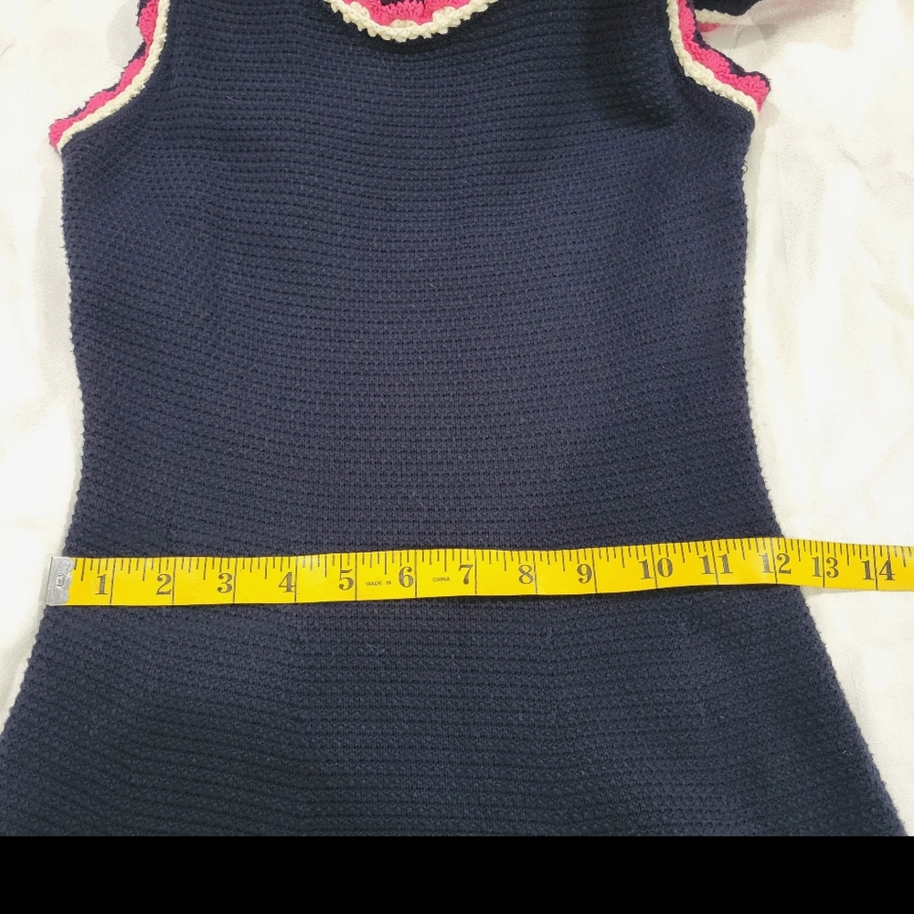 Veronica beard Ashlan Knit Scoop-Neck Midi Dress Sz M - Picture 9 of 10